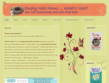 Tablet Screenshot of emptynestmoms.com